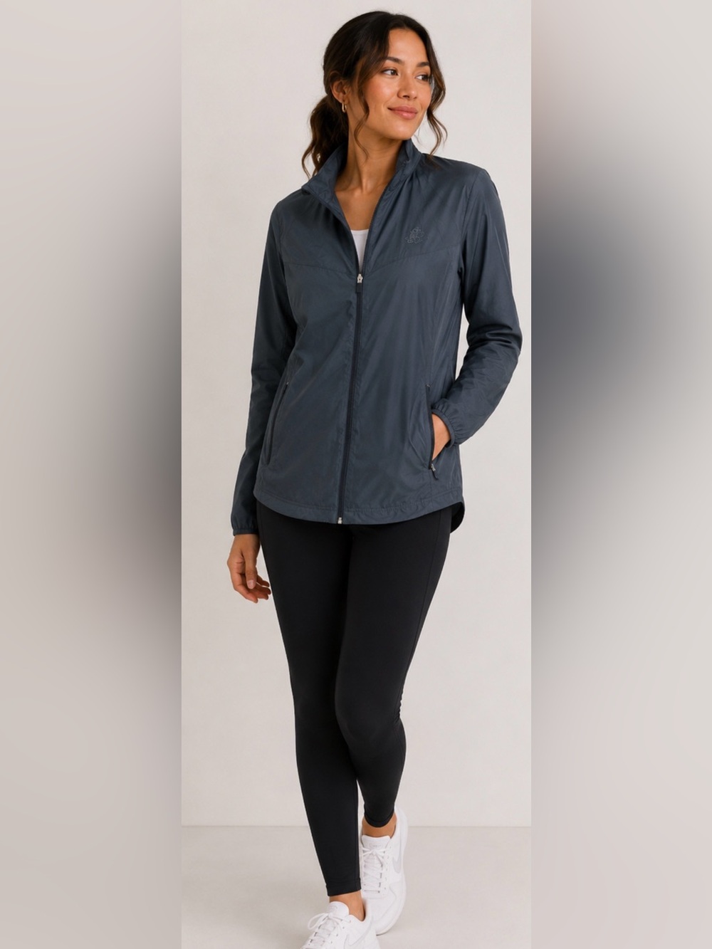 Nike Golf Disney Mickey Mouse Full Zip Jacket Gray Women’s Medium